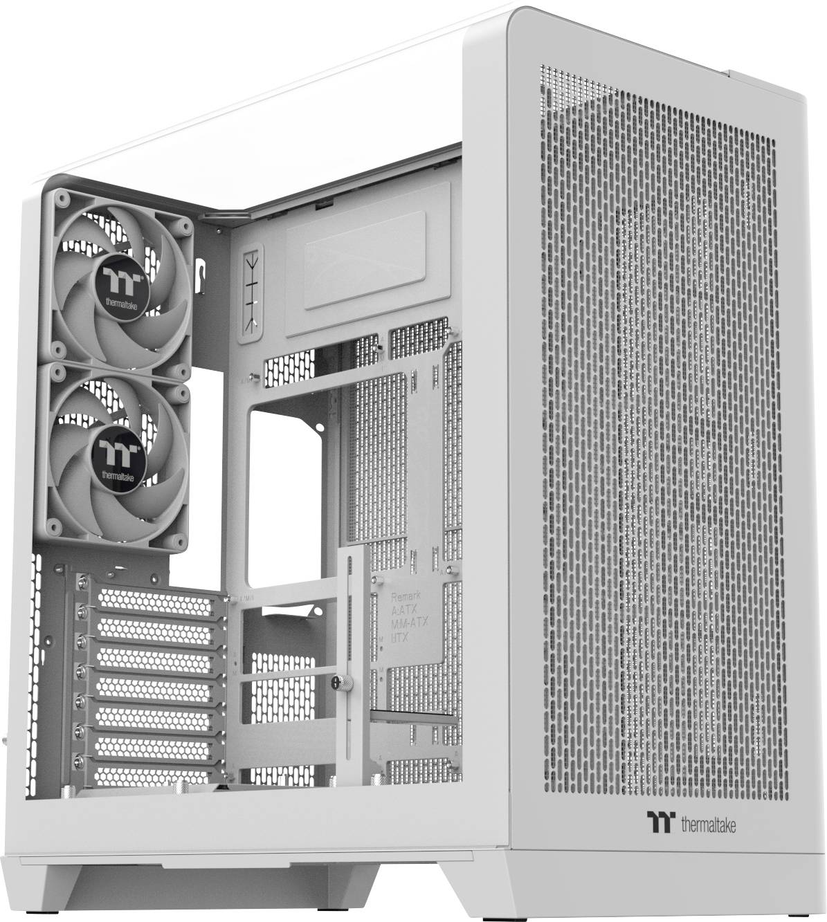Thermaltake View 390 Air Snow White Midi tower PC casing Pure white