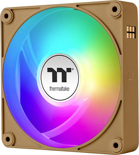 Thermaltake CT120 EX Reverse ARGB Sync PC Cooling Fan Gravel Sand 3 Pack PC fan Sand (W x H x D) 120 x 120 x 25 mm