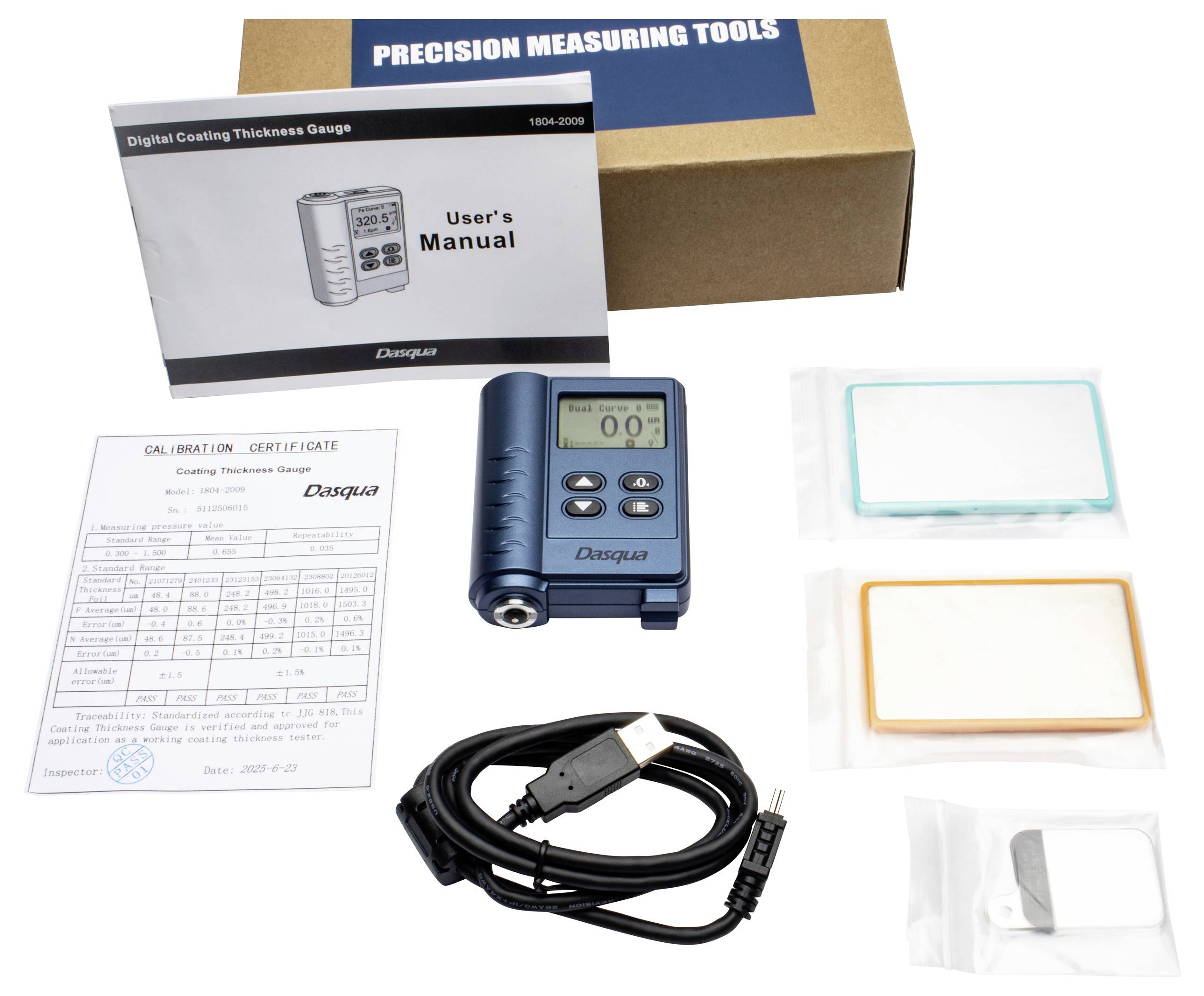 Dasqua 1804-2009 Digital thickness gauge 0 - 100 µm