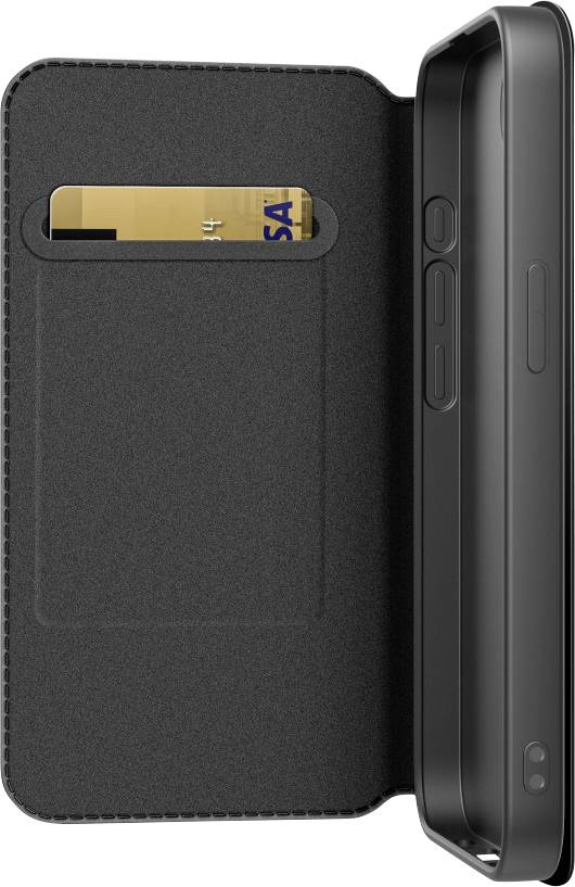 Black Rock Booklet "Slim Folio" für Apple iPhone 16e, Schwarz Booklet Apple iPhone 16e Black 00229688