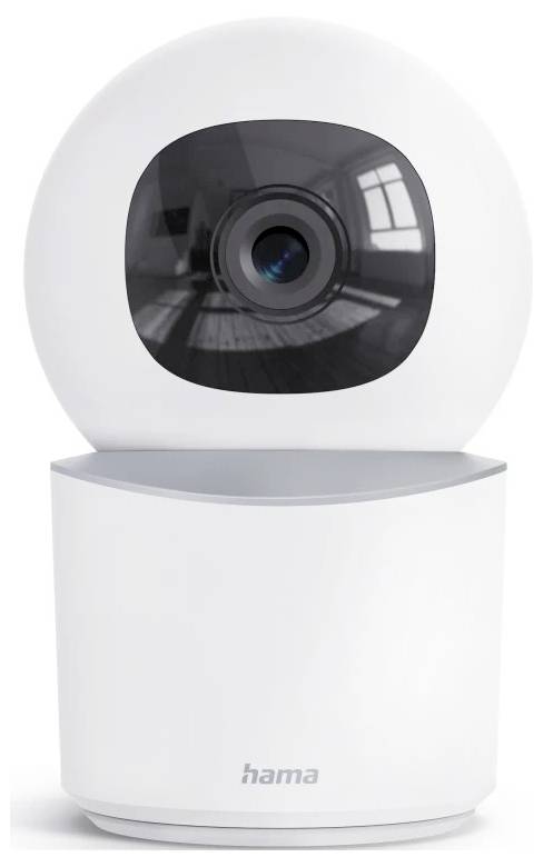 Hama Smarte Überwachungskamera, WLAN, innen, Aufzeichnung, schwenkbar, Full-HD 00176652 Wireless IP CCTV camera