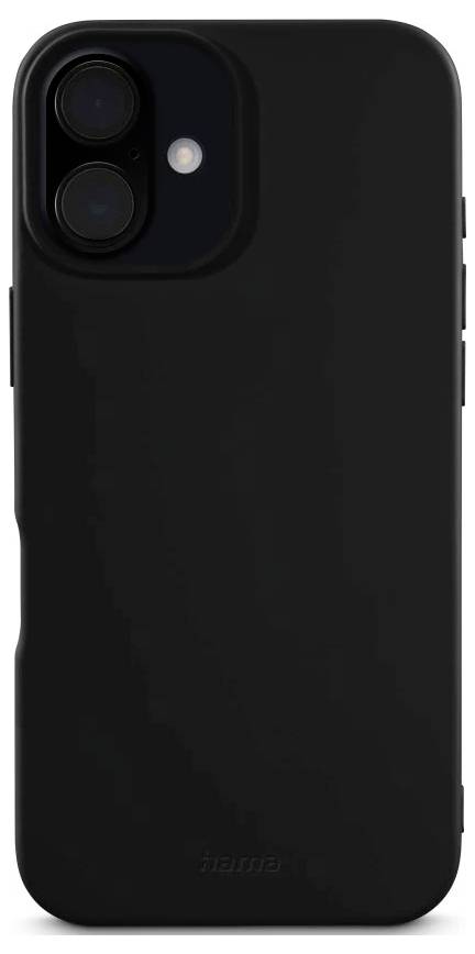 Hama Handyhülle "Fantastic Feel" für Apple iPhone 16, Schwarz Cover Apple iPhone 16 Black 00123755
