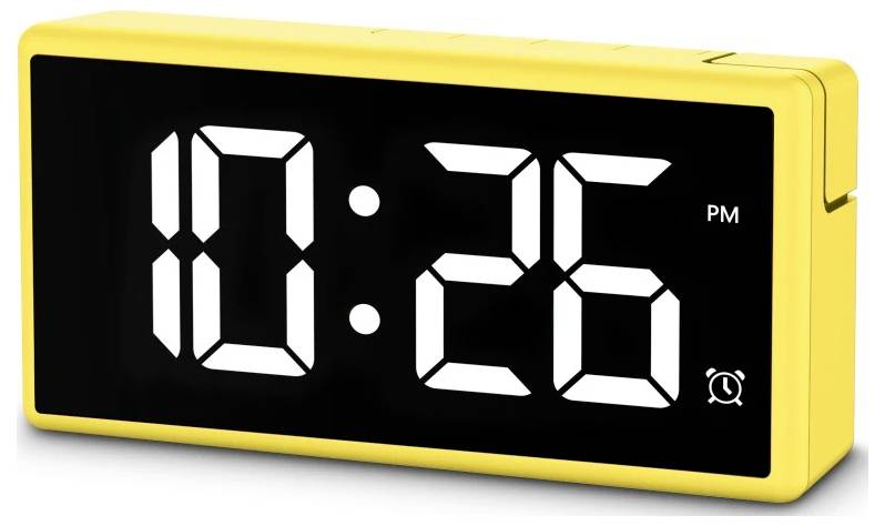 Hama 00222210 Alarm clock Yellow