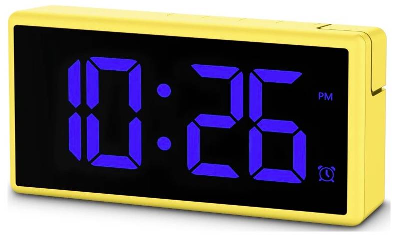 Hama 00222210 Alarm clock Yellow