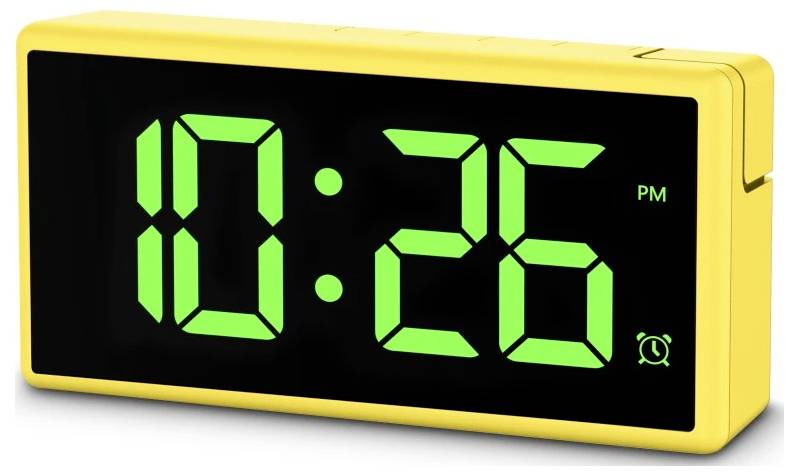 Hama 00222210 Alarm clock Yellow