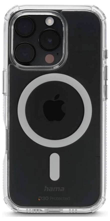 Hama Handyhülle "Extreme Protect" für iPhone 16 Pro, magnetisch, durchsichtig Cover Apple iPhone 16 Pro Transparent 00123765