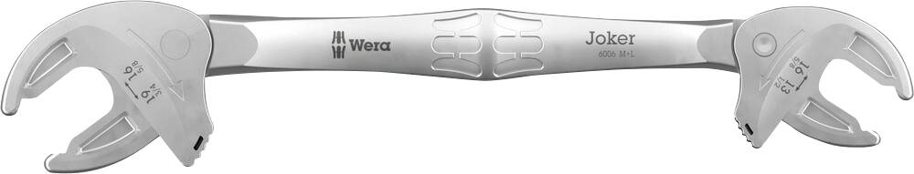 Wera 05020331001 6006 Joker M/L Self-adjusting open end spanner Spanner size (metric) 13 - 19 mm Spanner size (inches) 1/2" - 3/4"