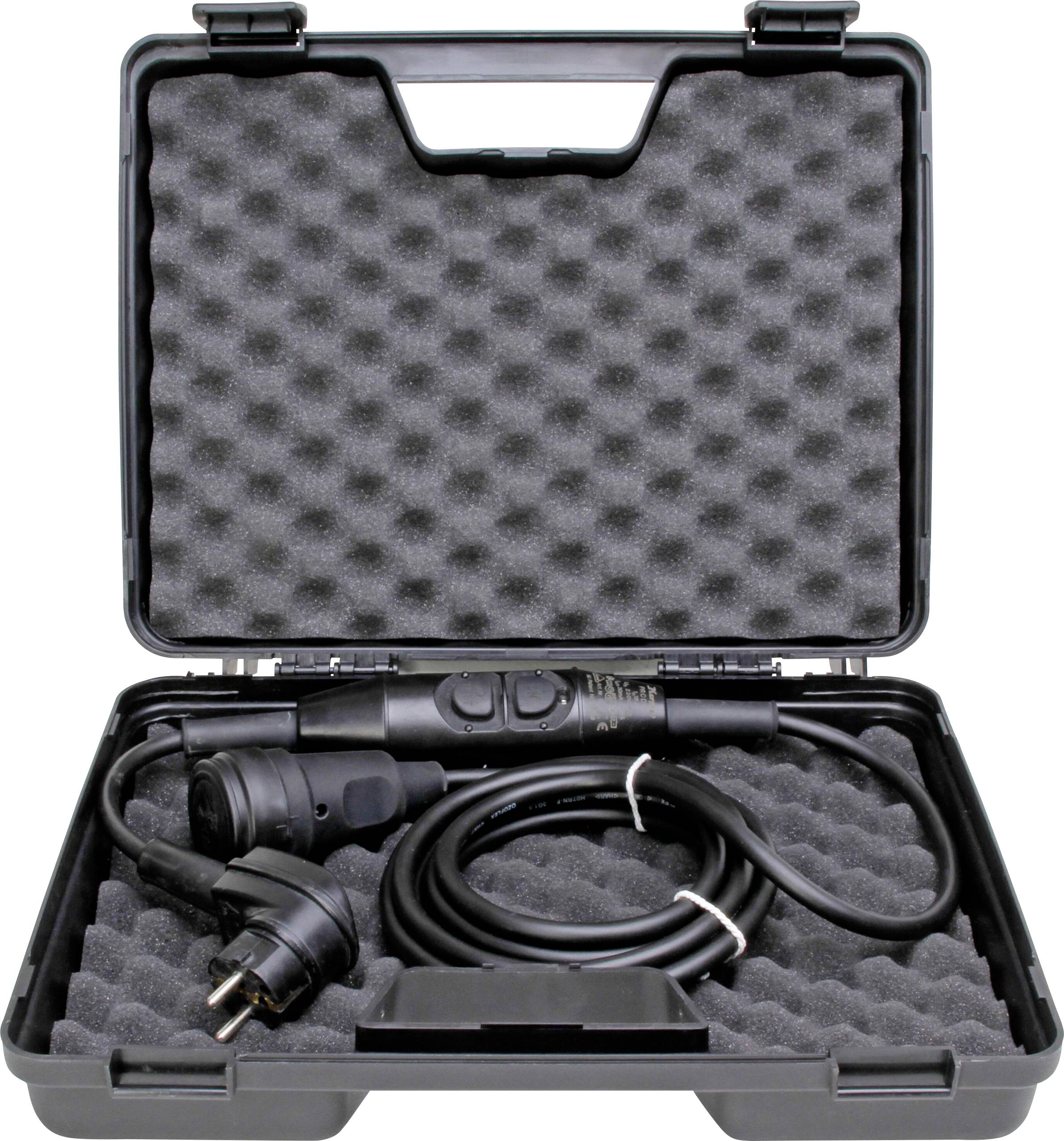 Kopp 141816016 RCCB cable extension PRCD-S 230 V Black IP44