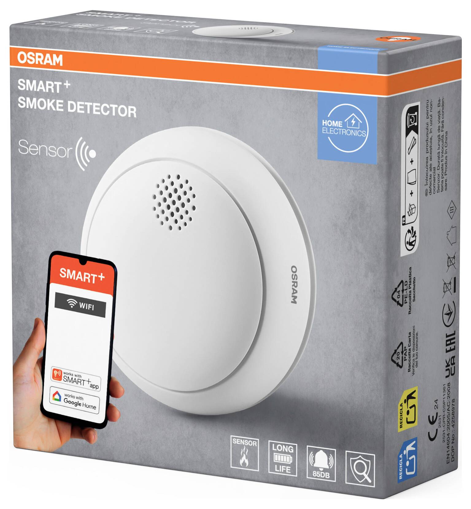 OSRAM HOMELIGHTING Smart+ Wireless smoke detector