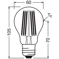 OSRAM HOMELIGHTING 4099854348075 LED (monochrome) EEC A (A - G) E-27 7.2 W Cool white 3 pc(s) OSRAM HOMELIGHTING 4099854348075 LED (monochrome) EEC A (A - G) E-27 7.2 W Cool white 3 pc(s)