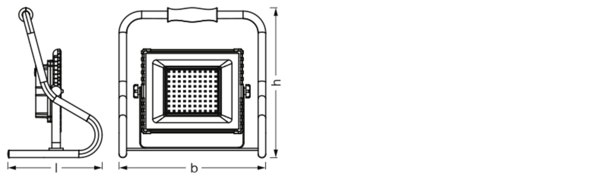 OSRAM HOMELIGHTING LED Worklight Battery R-Stand 30W 4000K LED cordless industrial light 4099854430336