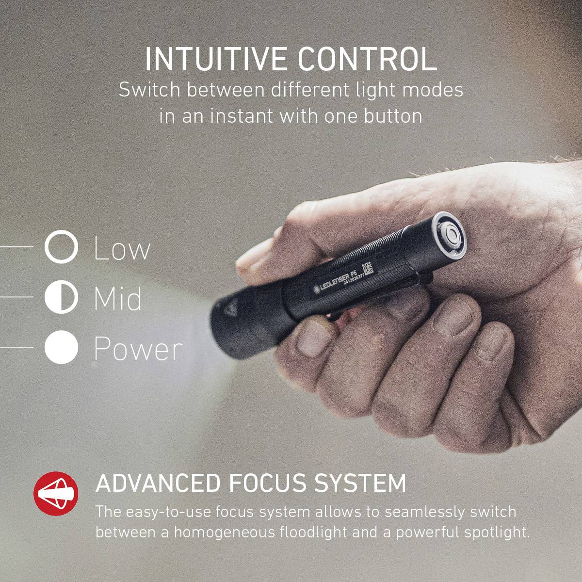 Ledlenser P5 Torch battery-powered 200 lm 8 h