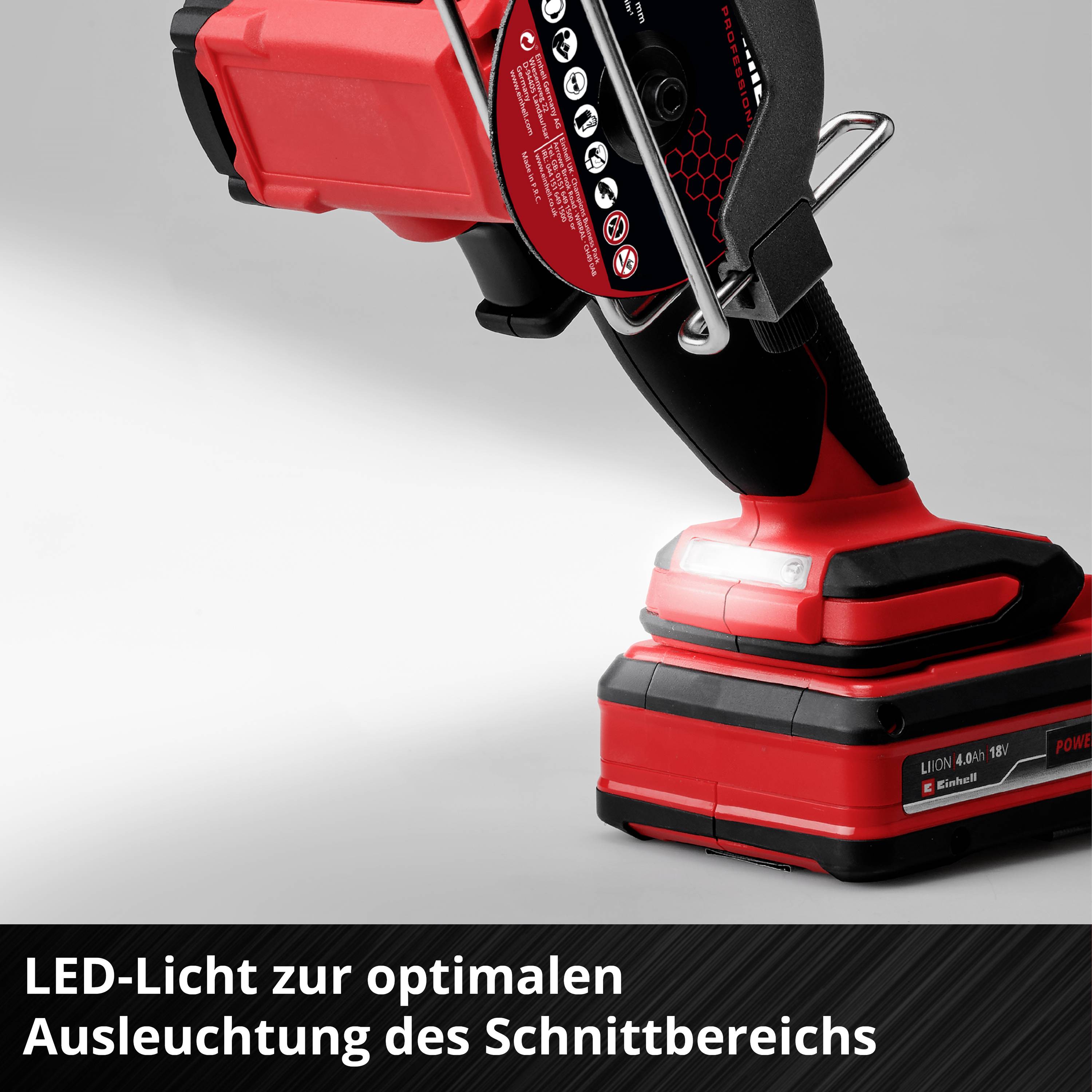 Einhell Professional TP-CO 18/76-C Li BL - Solo Cordless disc cutter Cutting depth (max.): 16 mm