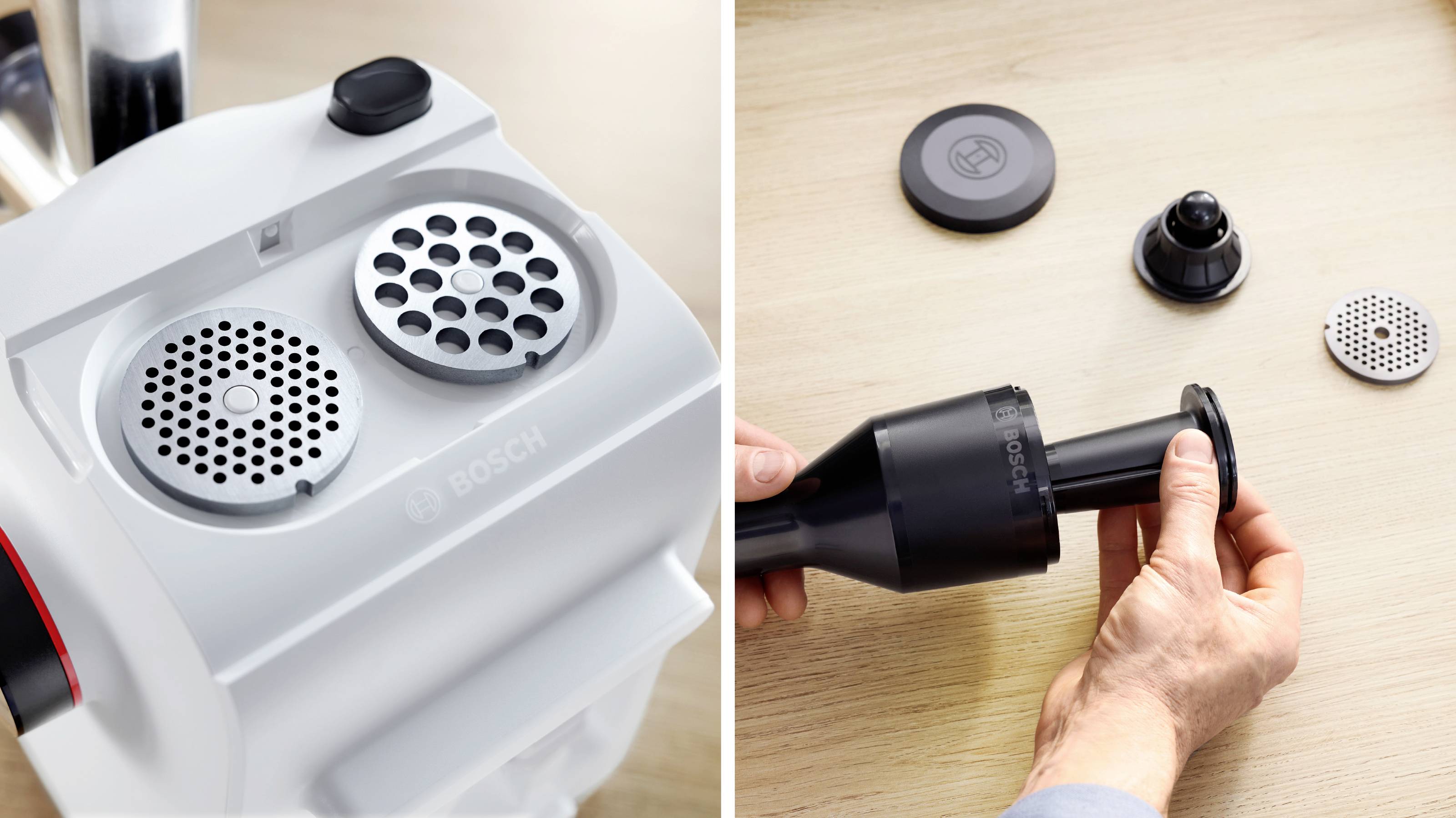 Bosch Multi Power Serie 4, 1900 Watt Blockierleistung MFWS420W Mincer 1300 W White