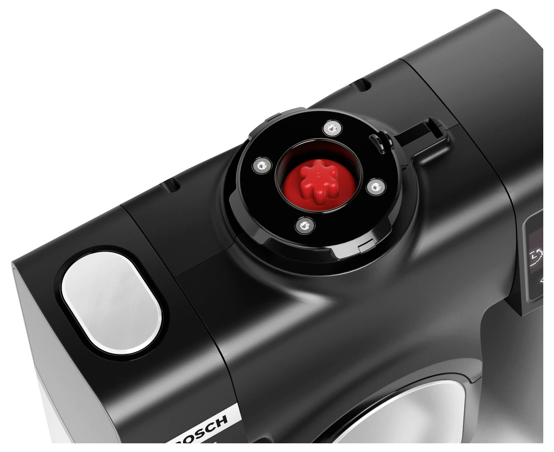 Bosch ThermoSafe Glasmixer für Bosch Küchenmaschine Serie 6 Mixer attachment Black, Transparent