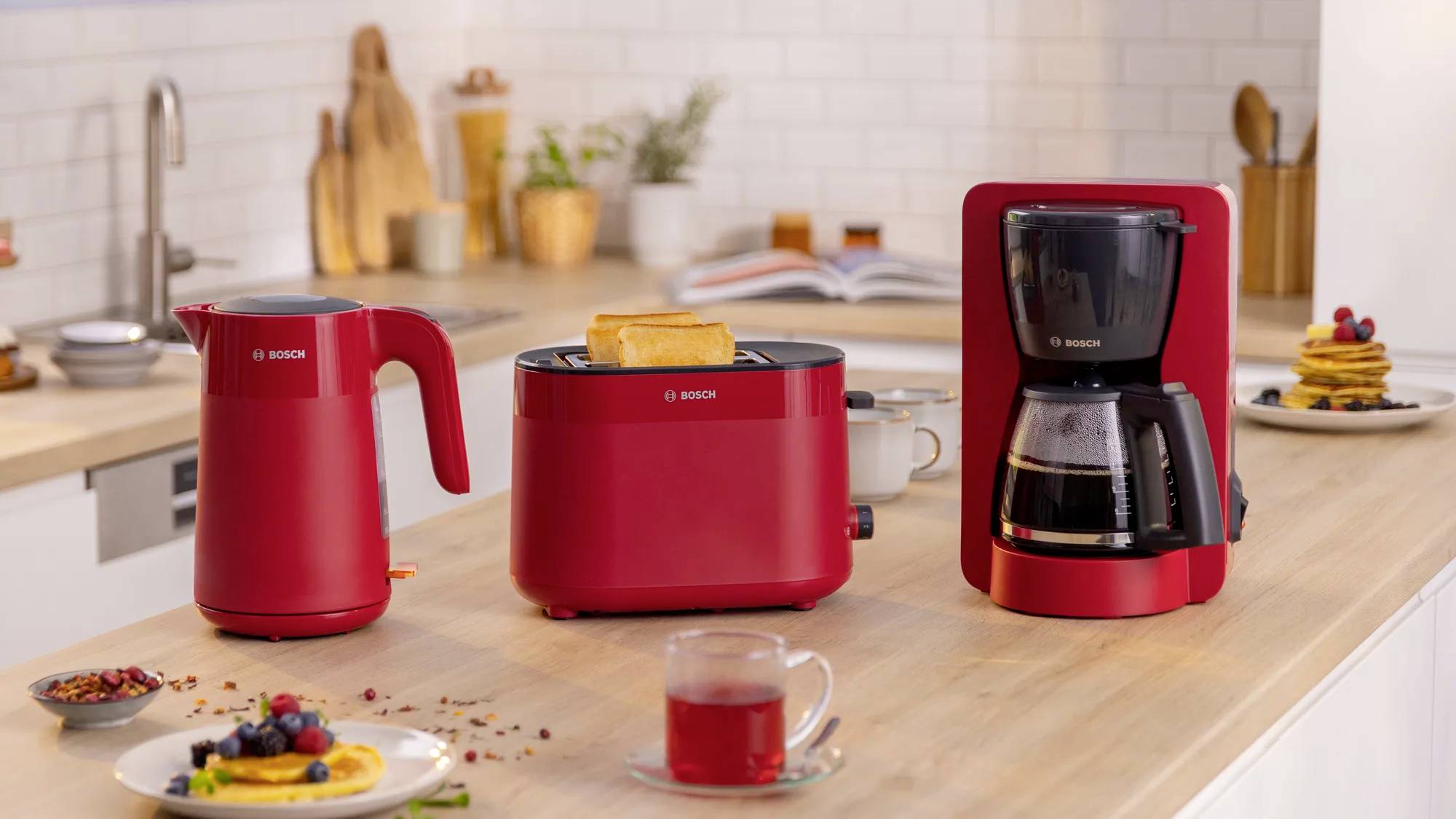 Bosch Kompakt Toaster MyMoment, rot Toaster Red