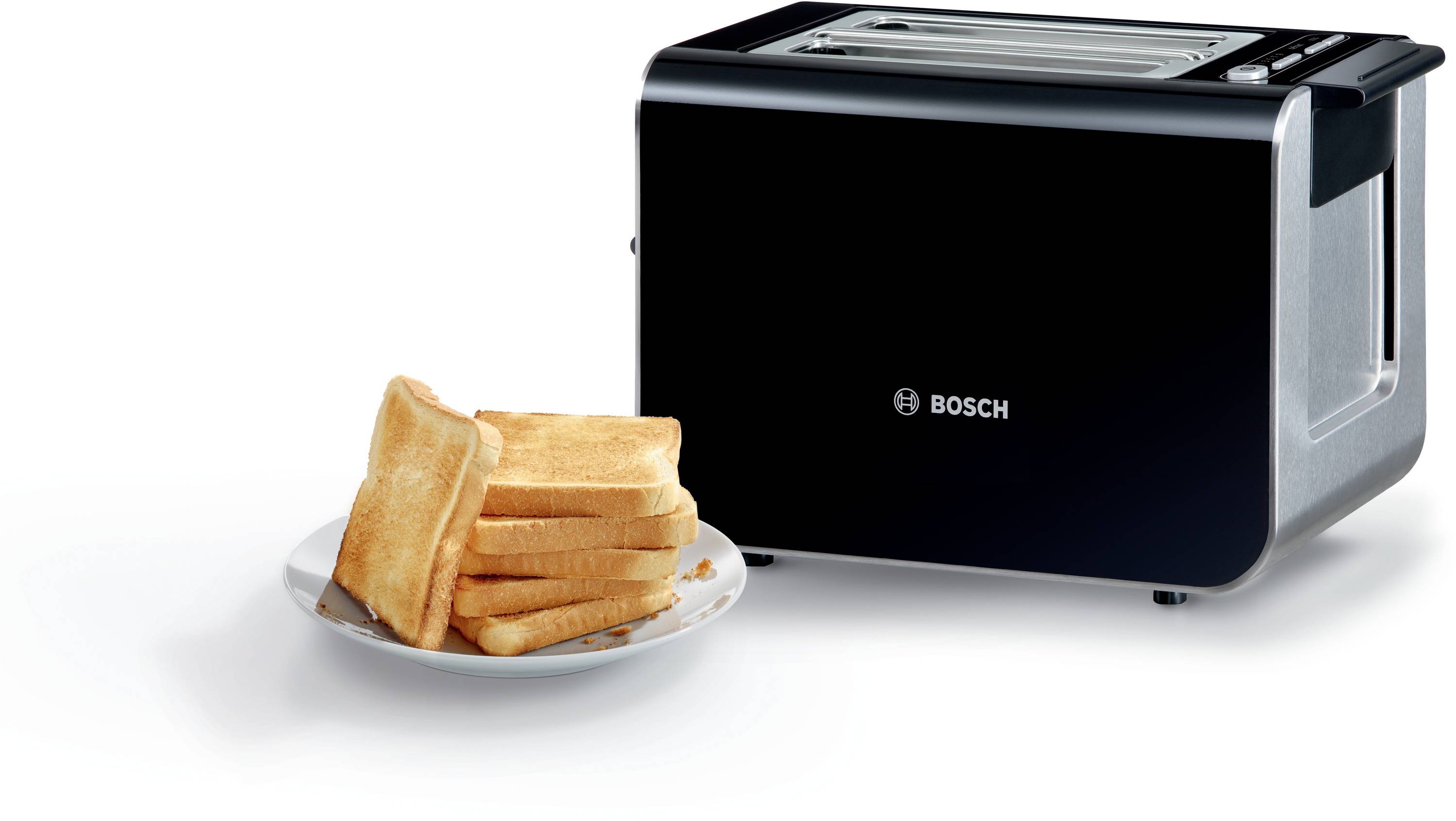 Bosch Kompakt Styline, schwarz Toaster Black