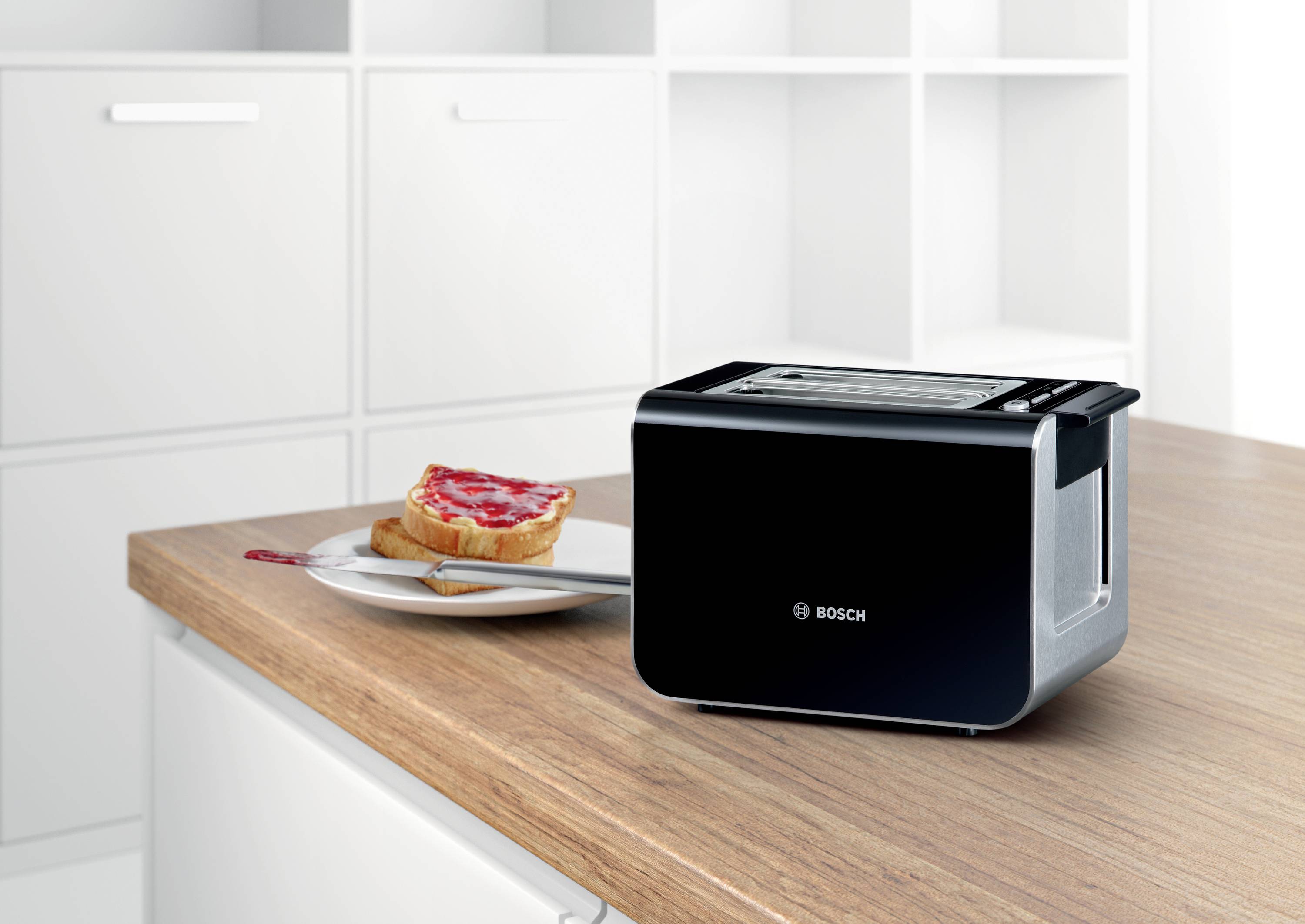 Bosch Kompakt Styline, schwarz Toaster Black