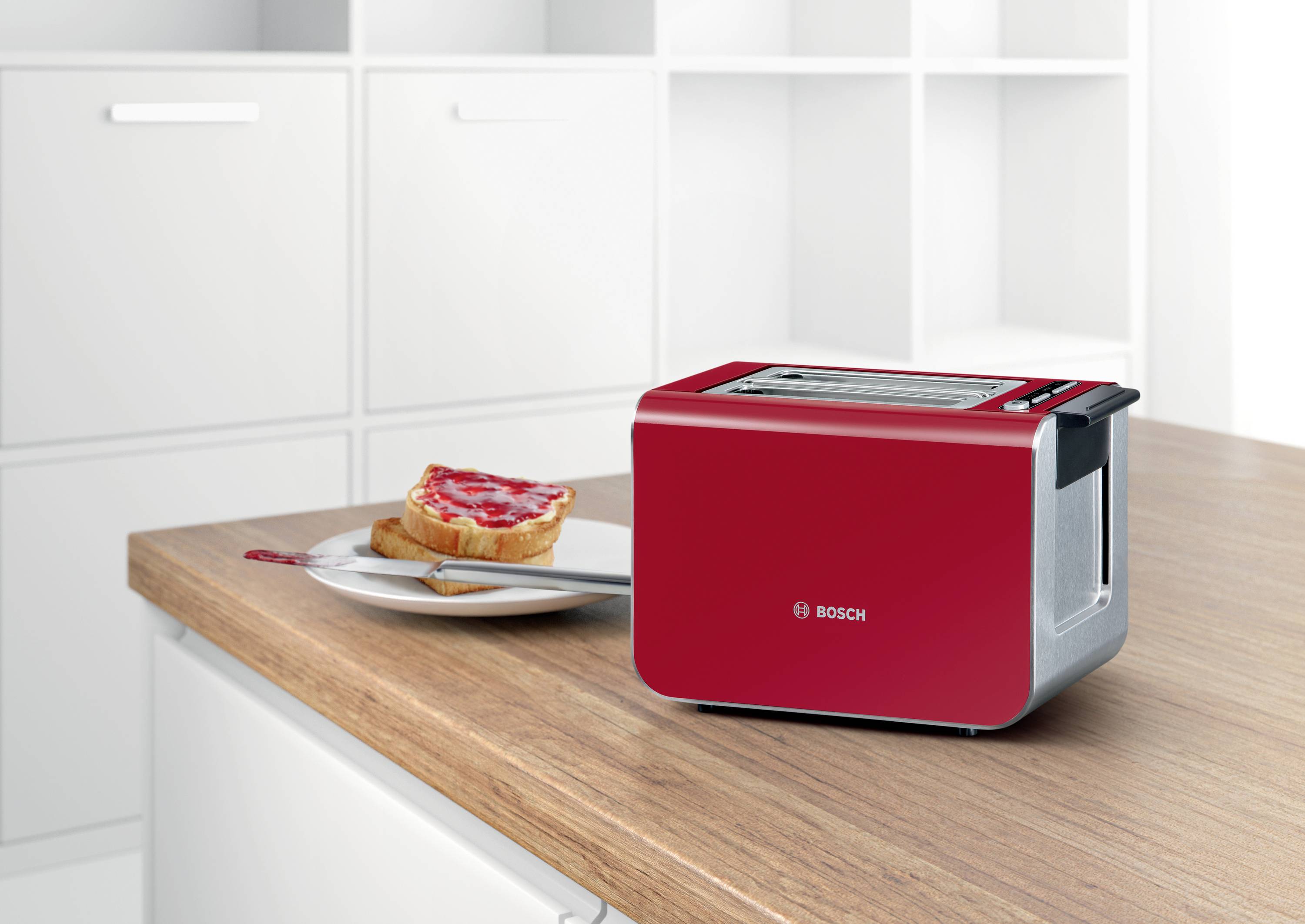 Bosch Kompakt Styline, rot Toaster Red
