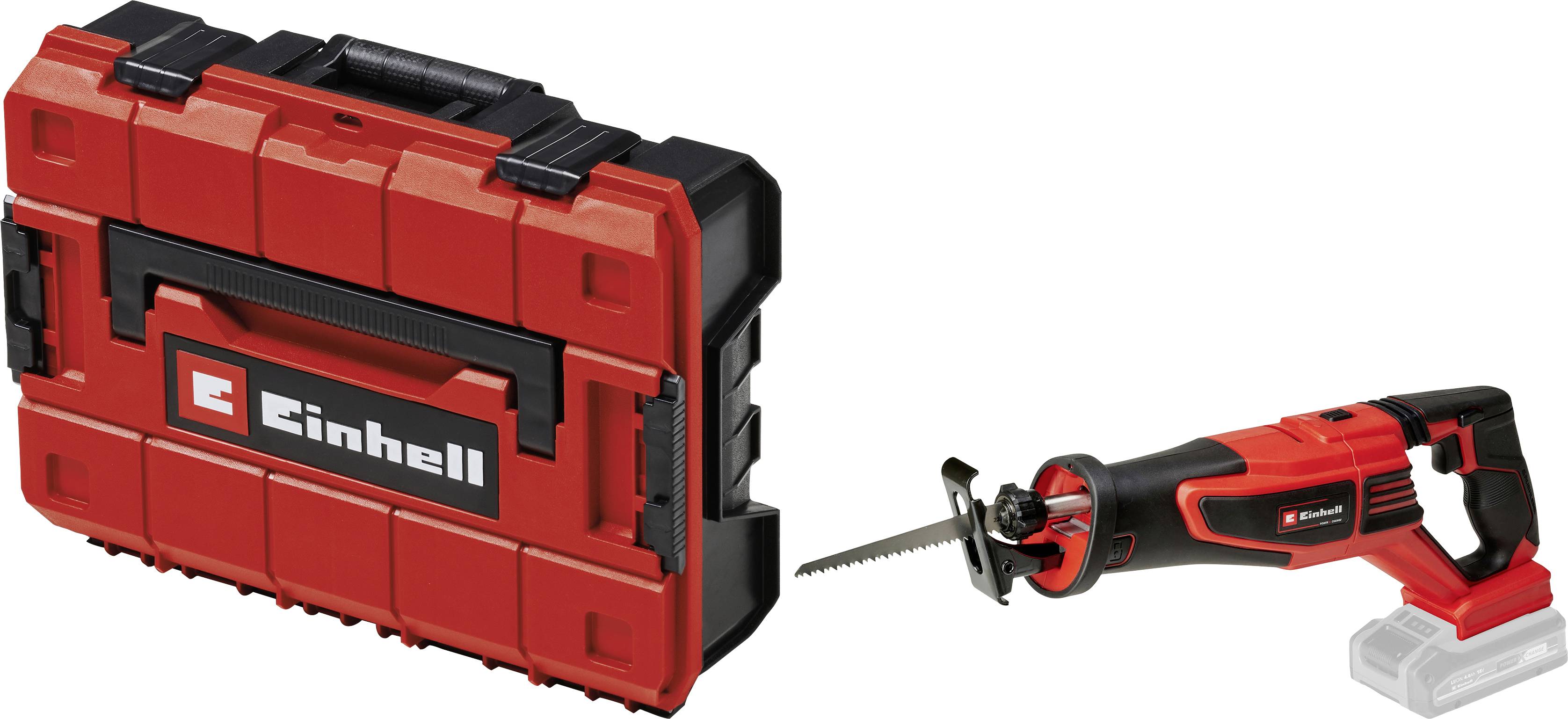 Einhell Cordless recipro saw 4326310+4540011 w/o battery, w/o charger, incl. E-Case