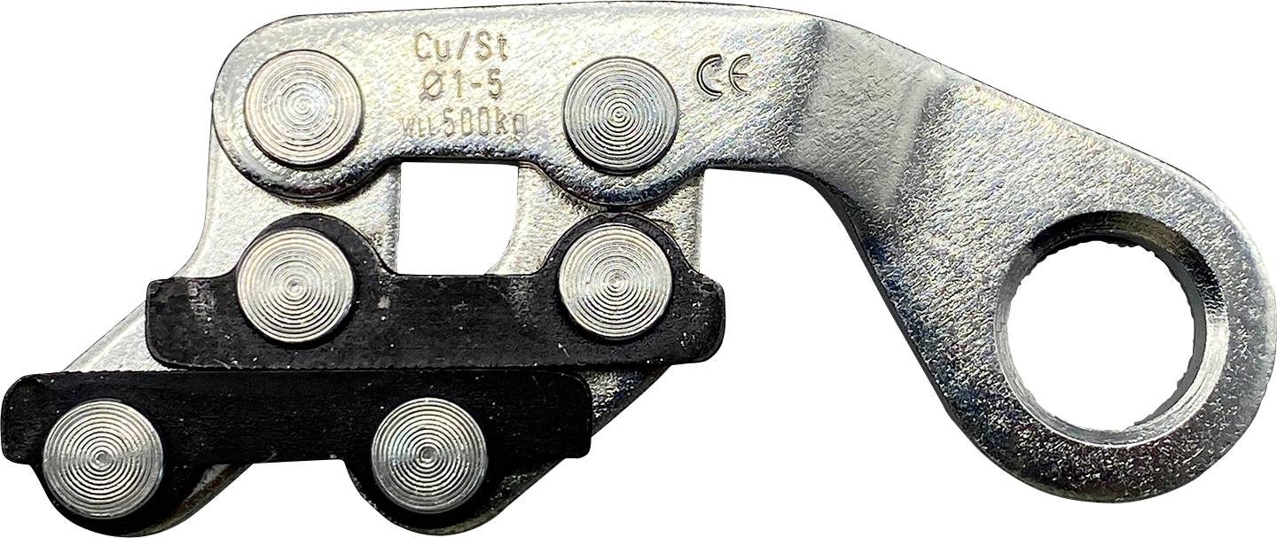 Berger & Schröter 12504 Rope clip 1 mm Steel zinc plated, burnished 1 pc(s)