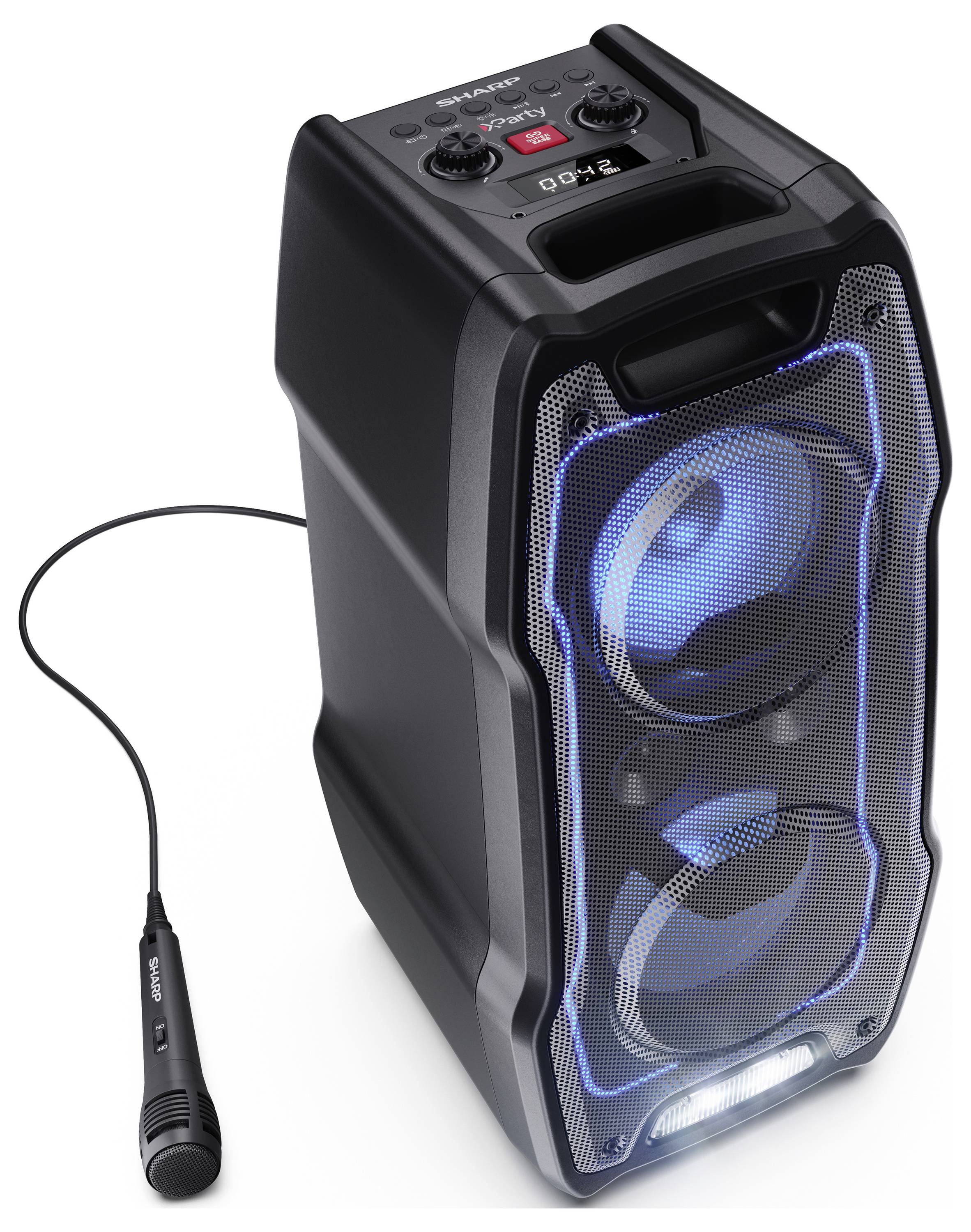 Sharp Party speaker 6.5 inch 54 W 1 pc(s)