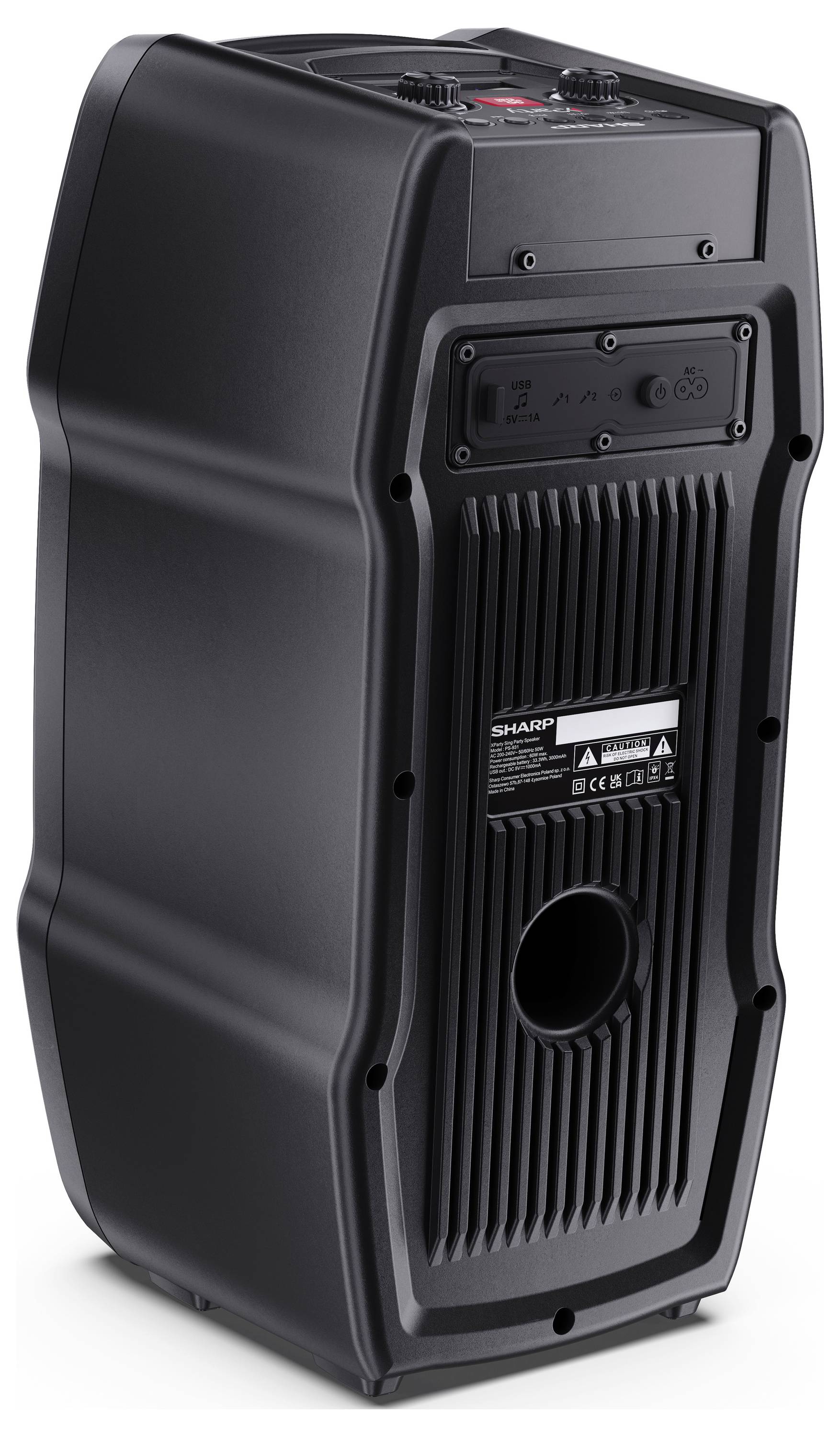 Sharp Party speaker 6.5 inch 54 W 1 pc(s)