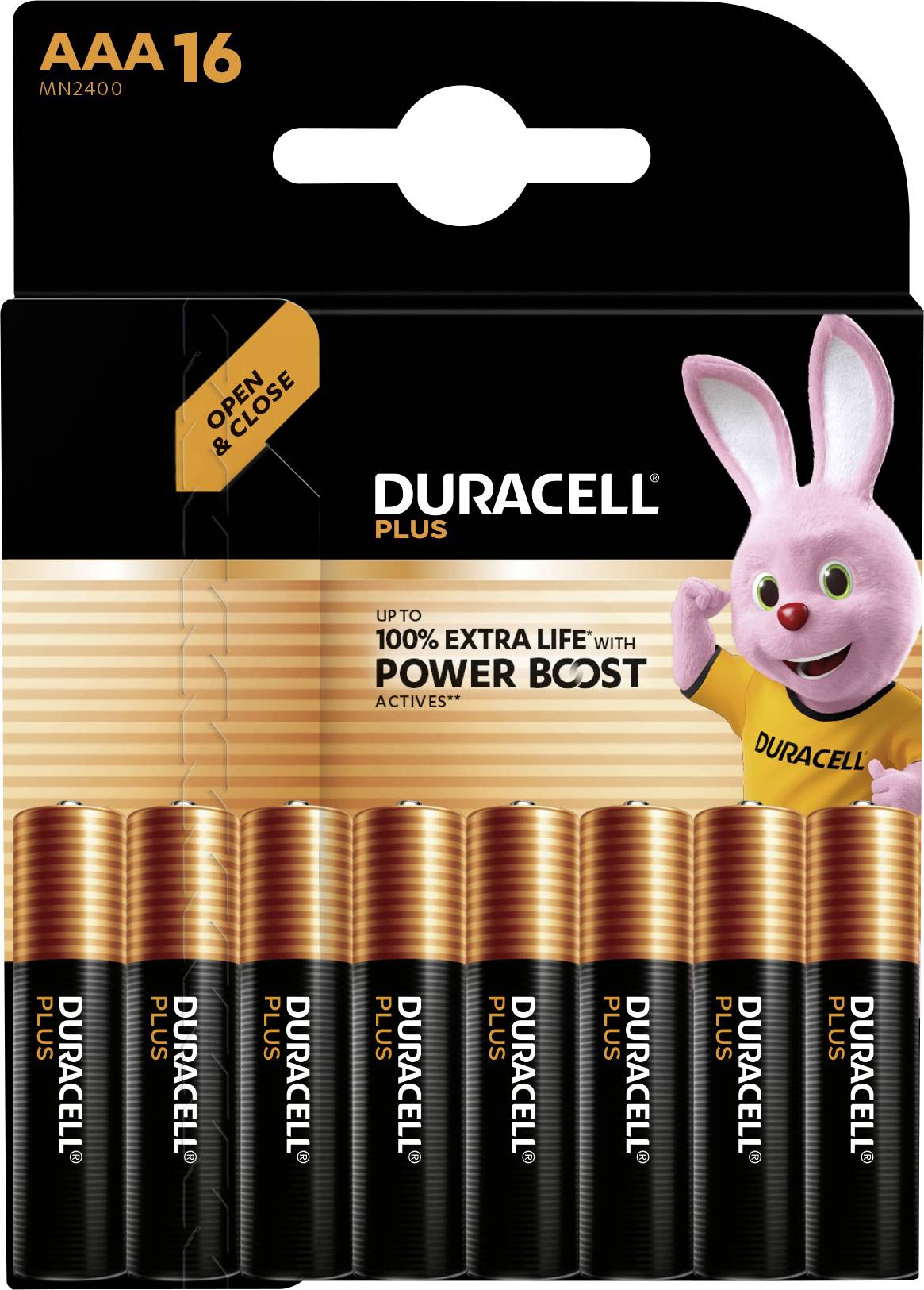 Duracell Plus Power Boost MN2400 AAA battery 1.5 V 16 pc(s)