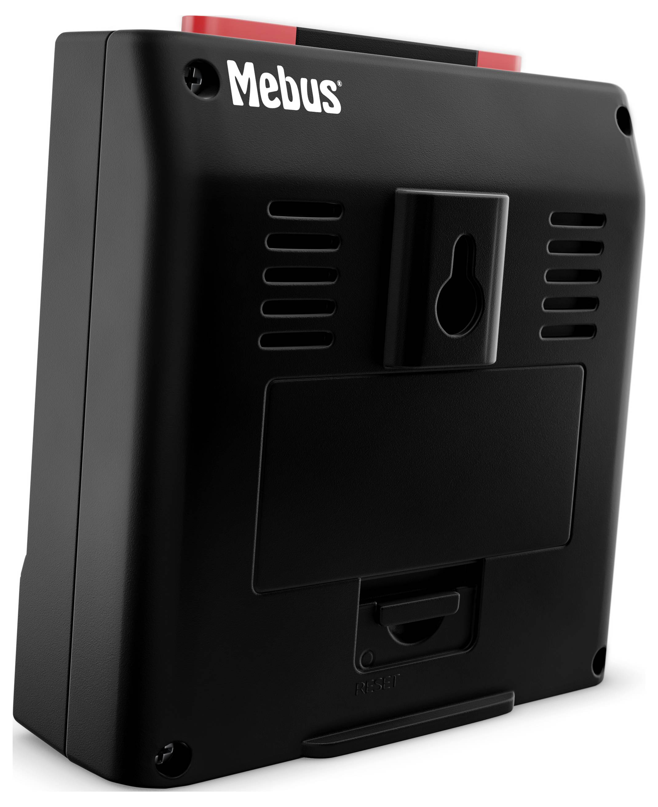 Mebus 25581 Alarm clock Black Alarm times 2 2 time settings