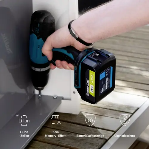 Green Cell BL1830 GC-PTMA18V3 Tool battery 18 V 3 Ah Li-ion Green Cell BL1830 GC-PTMA18V3 Tool battery 18 V 3 Ah Li-ion