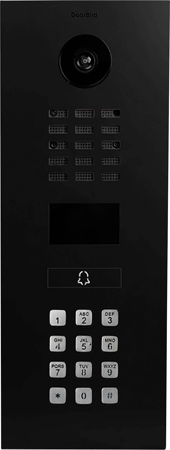 DoorBird D2101KV Door intercom LAN Outdoor panel Graphite black (semi-gloss)