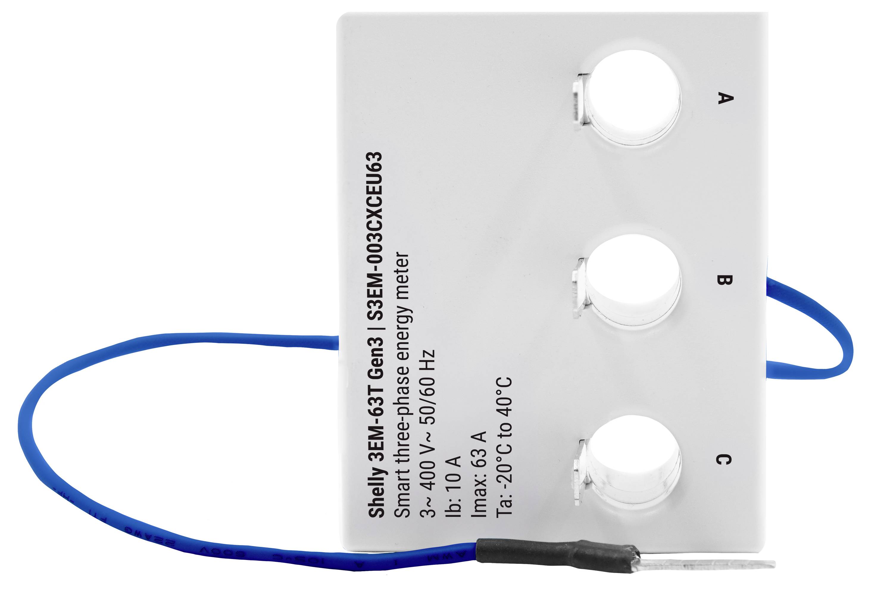 Shelly 3EM-63T Gen3 Energy meter