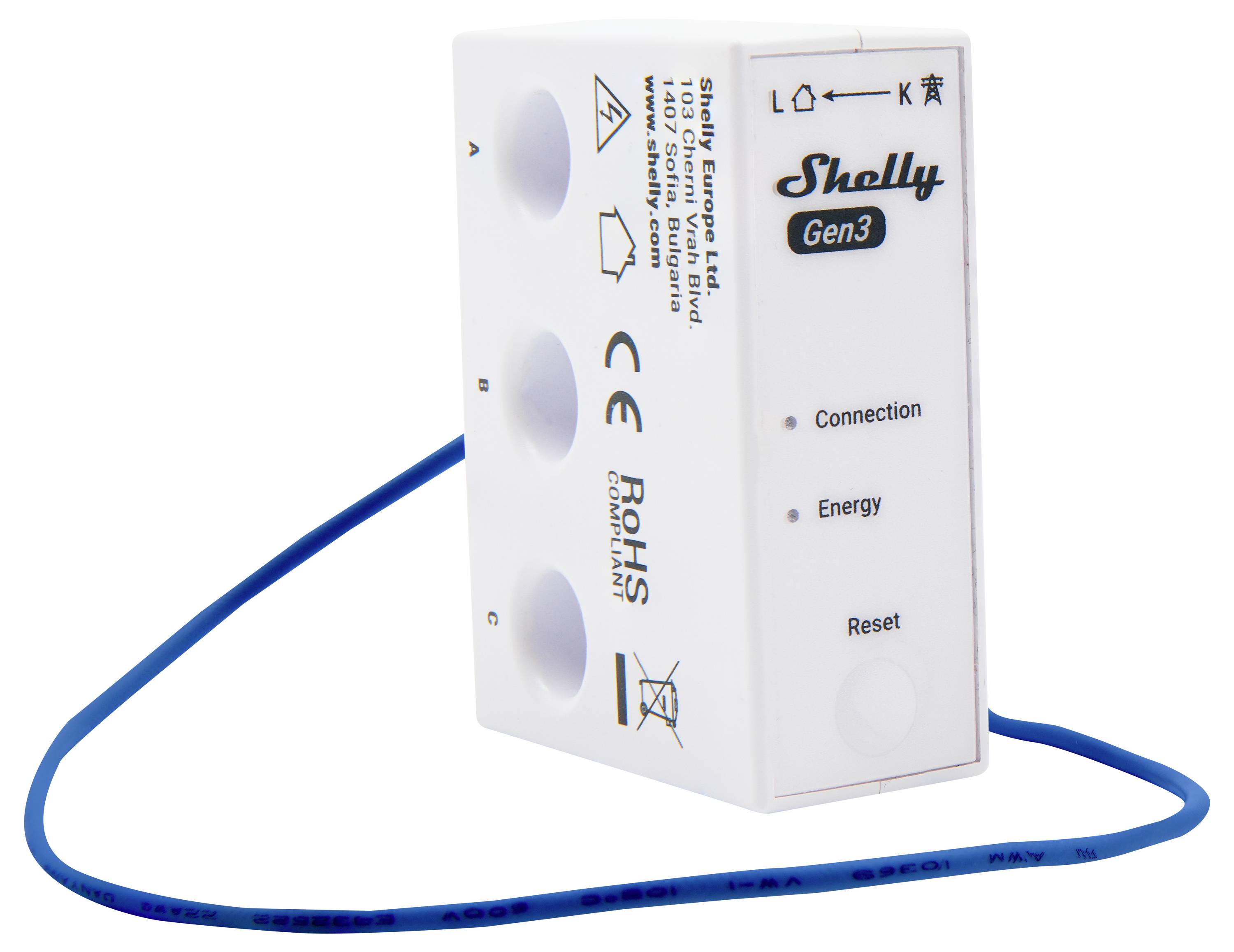 Shelly 3EM-63T Gen3 Energy meter