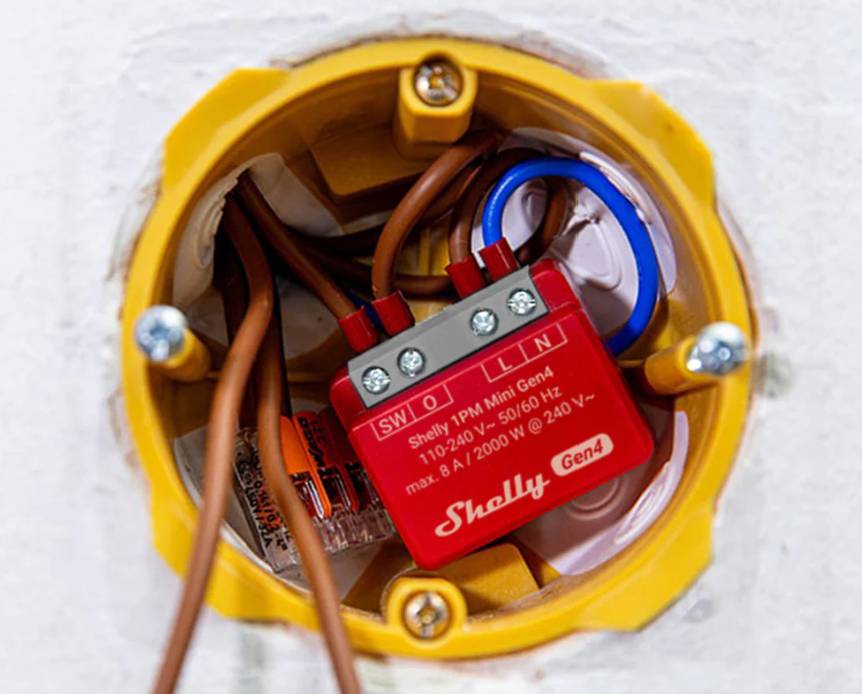 Shelly 1PM Mini Gen4 Wireless switch