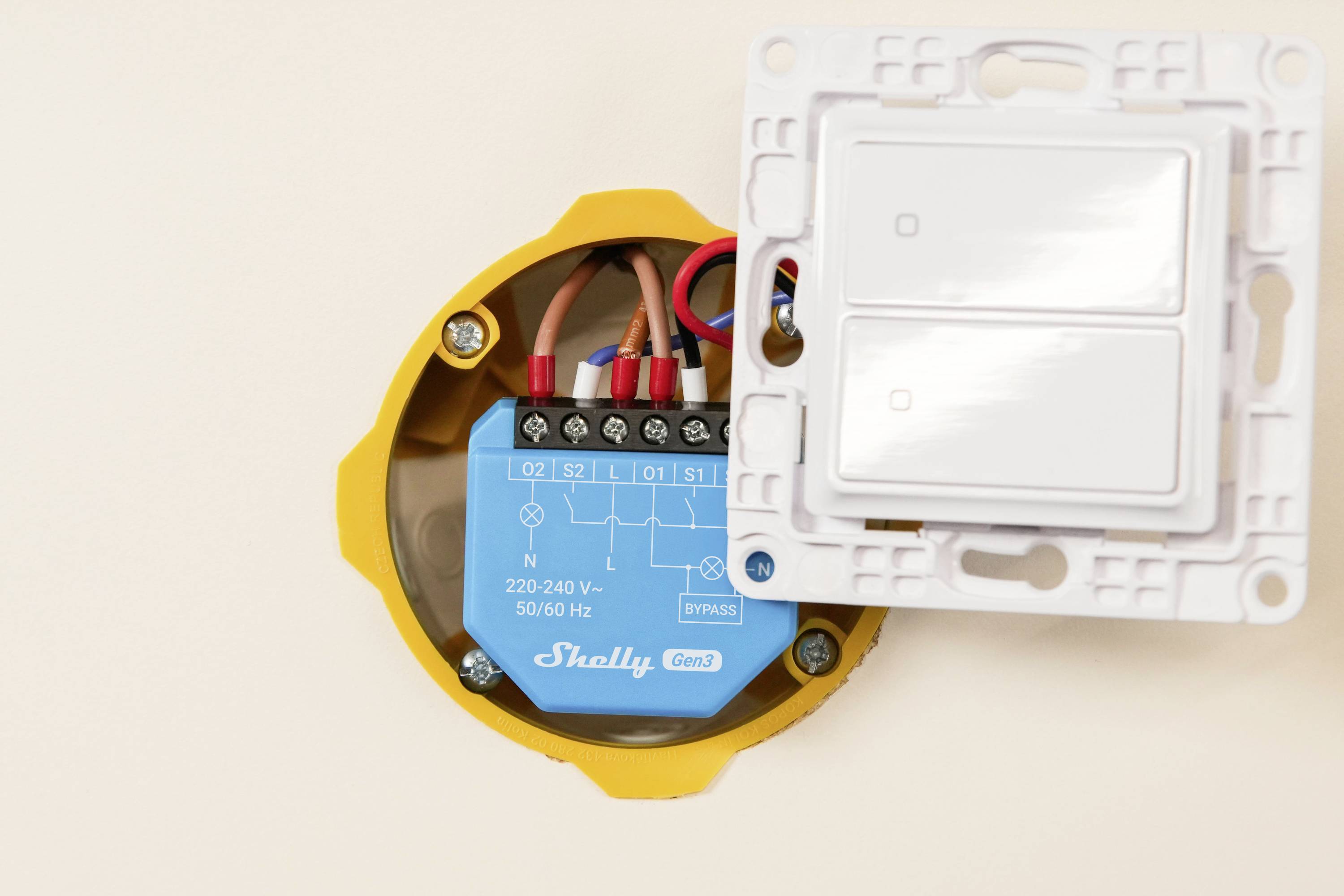 Shelly 2L Gen3 Wireless switch