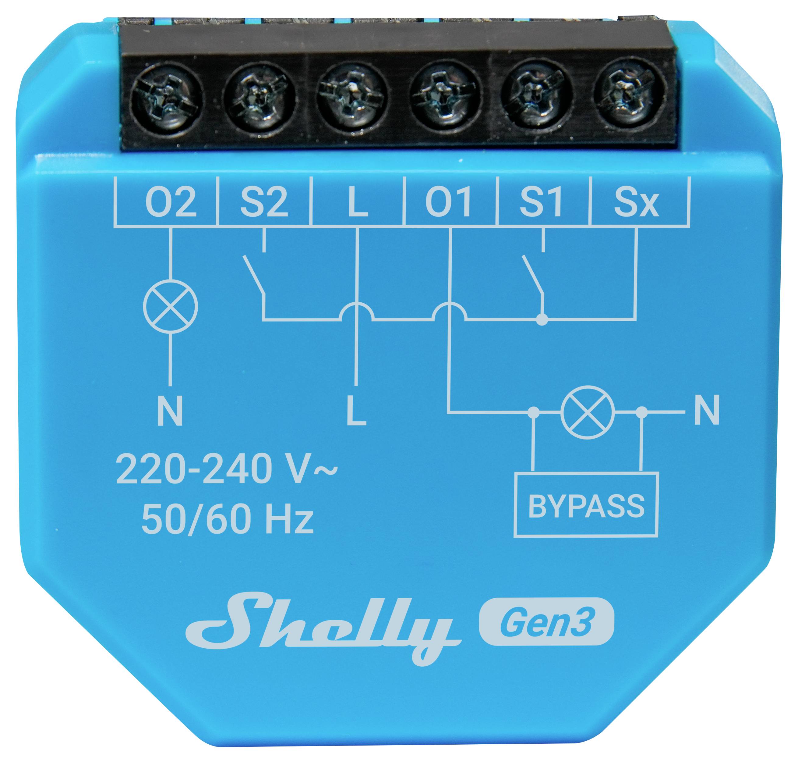 Shelly 2L Gen3 Wireless switch
