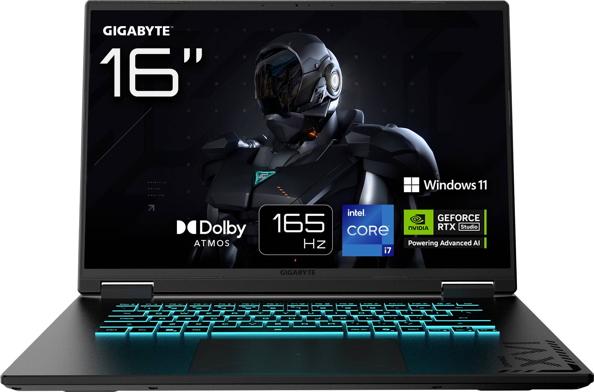 Gigabyte Gaming laptop A16 CTHI3DE894SH (P) 40.6 cm (16 inch) Intel® Core™ i7 i7-13620H 16 GB RAM 1000 GB HDD 1 TB SSD German