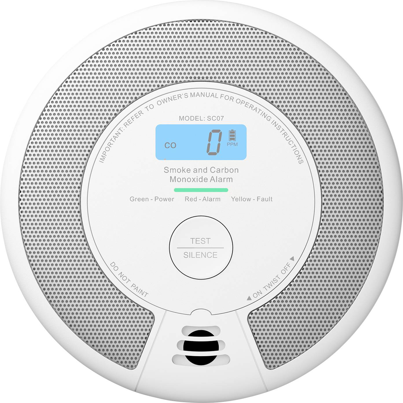 X-Sense SC07 Smoke and CO detector (W x H x D) 146 x 51 x 146 mm