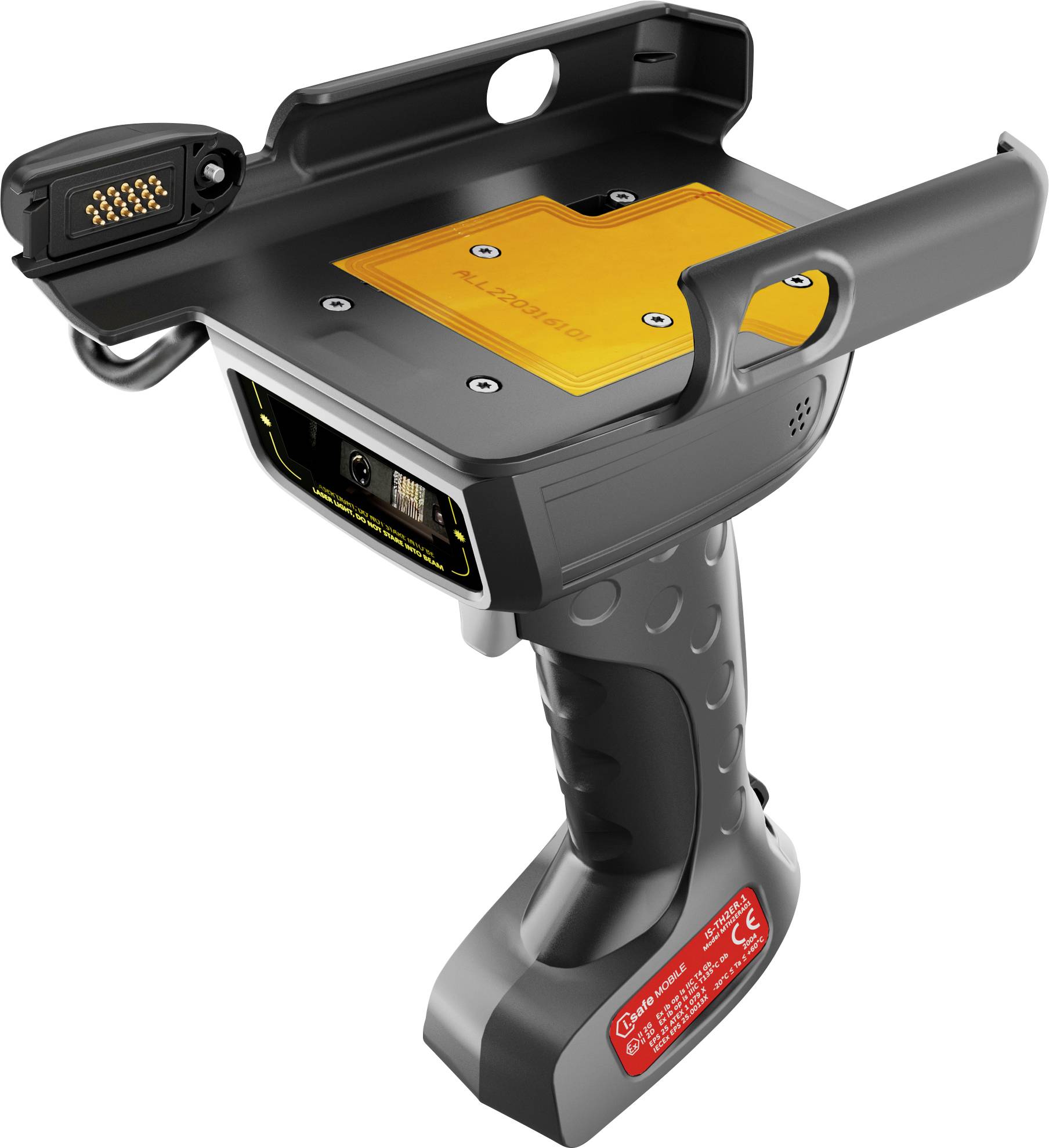 iSafe MOBILE IS-TH2ER.1 Trigger Handle Set Barcode scanner LED Black Handheld incl. base
