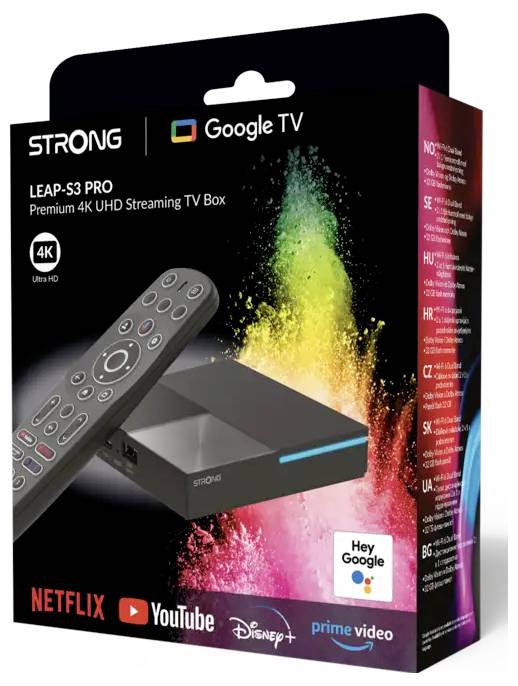 Strong Streamingbox Streaming box 4K, HDR, Network compatibility