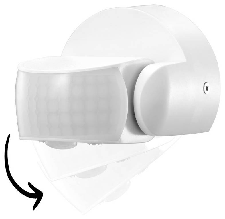 LEDmaxx IB121 Ceiling, Wall Motion detector 360 ° White IP65