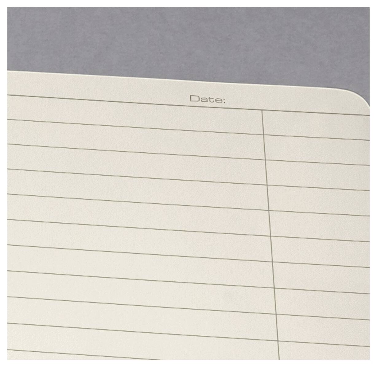 A lined notebook page with the word 'Date:' at the top right corner.