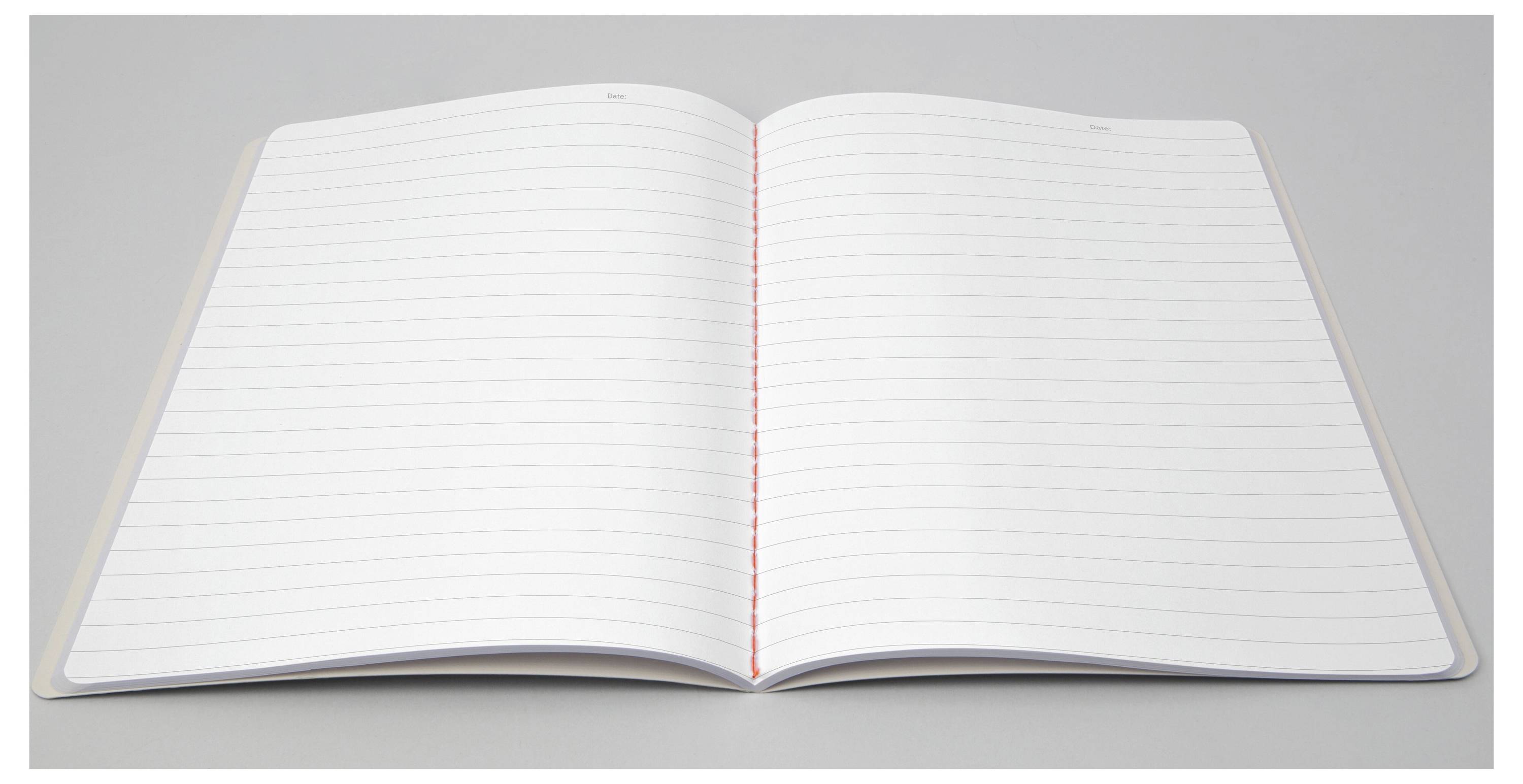 Sigel LS305 Notebook Linescape Softcover 2 pc(s) A5 Ruled Medium blue, Neon orange No. of sheets: 34