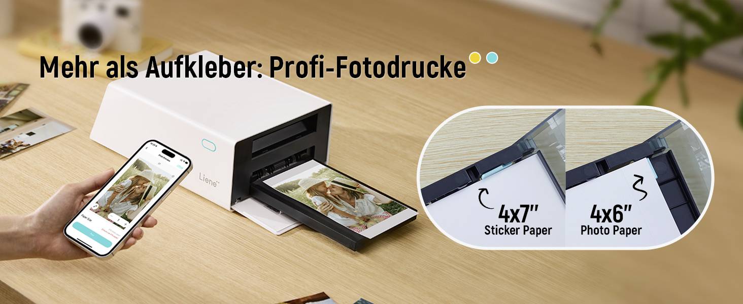 Liene Photo printer Print resolution: 300 x 300 dpi