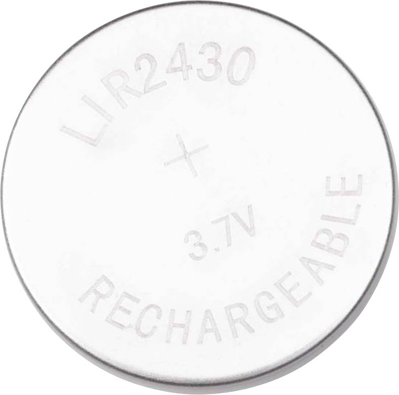Akyga AKY1889 Button cell (rechargeable) LIR2430 Li-ion 95 mAh 3.7 V 1 pc(s)