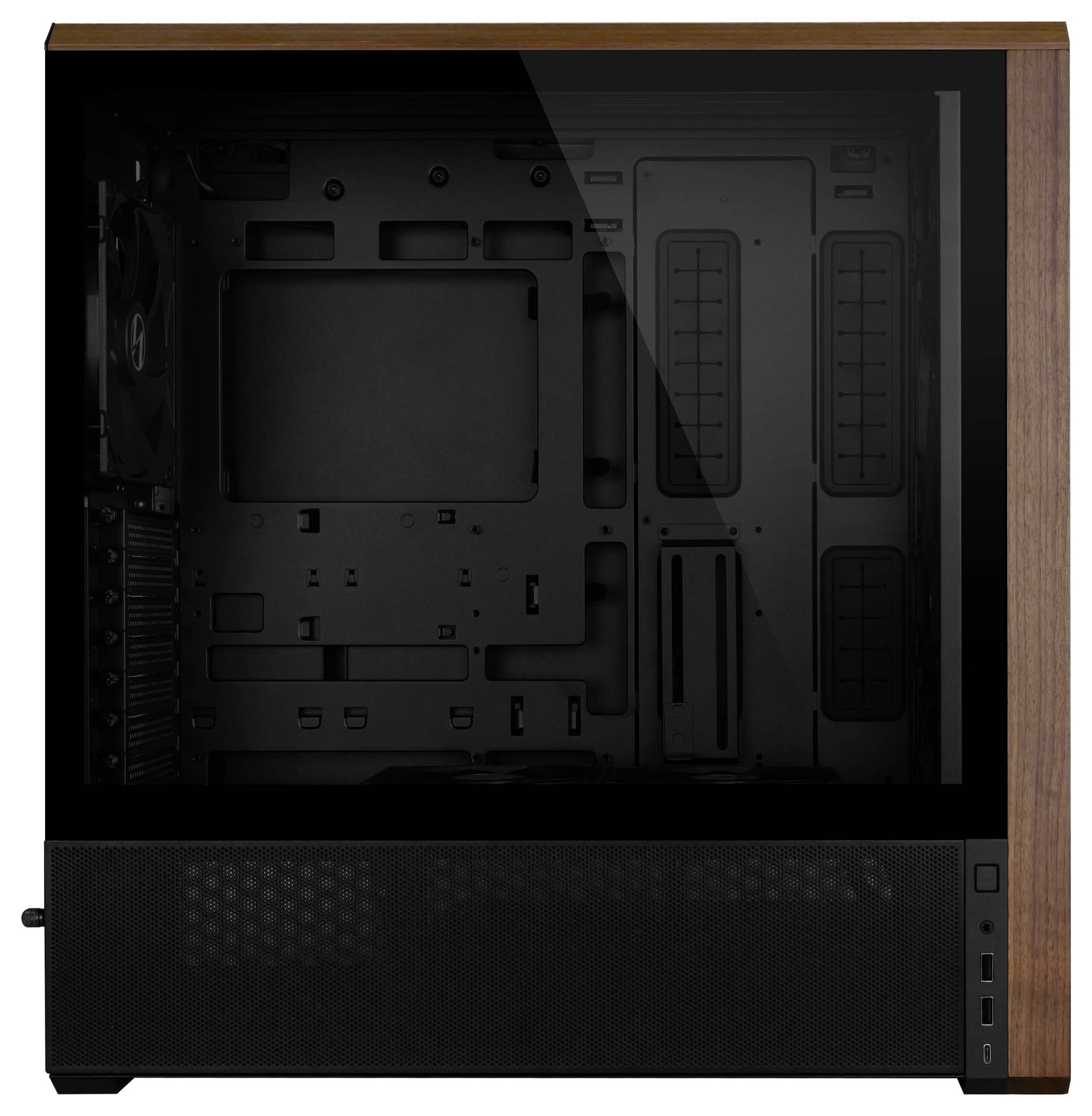 Lian Li Lancool 217 Casing, Game console casing, PC casing Black