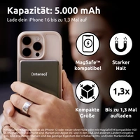 Intenso Power Bank MW5000 grey Power bank 5000 mAh Power Delivery LiPo USB C® Grey Intenso Power Bank MW5000 grey Power bank 5000 mAh Power Delivery LiPo USB C® Grey