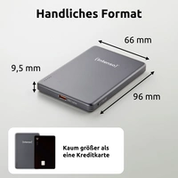 Intenso Power Bank MW5000 grey Power bank 5000 mAh Power Delivery LiPo USB C® Grey Intenso Power Bank MW5000 grey Power bank 5000 mAh Power Delivery LiPo USB C® Grey
