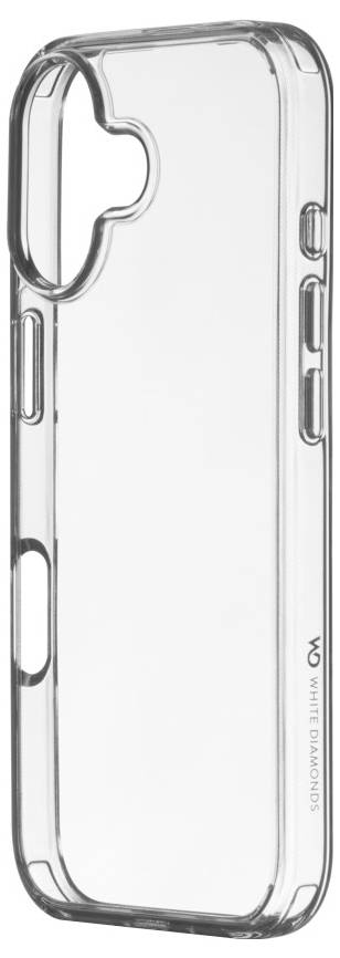Clear phone case with rounded edge openings, designed for dual camera model. Features include volume control and power button cutouts.
