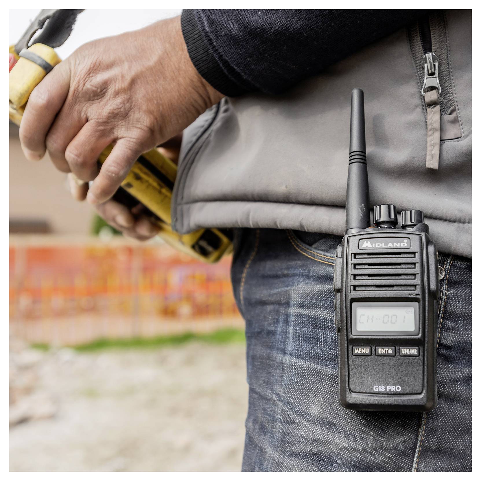 Midland G18 Pro NC, PMR446 Funkgerät C1145.04 PMR transceiver